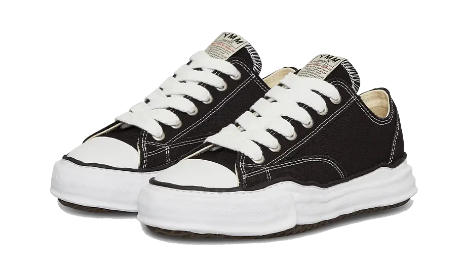Maison Mihara Yasuhiro Peterson OG Sole Canvas Low Black