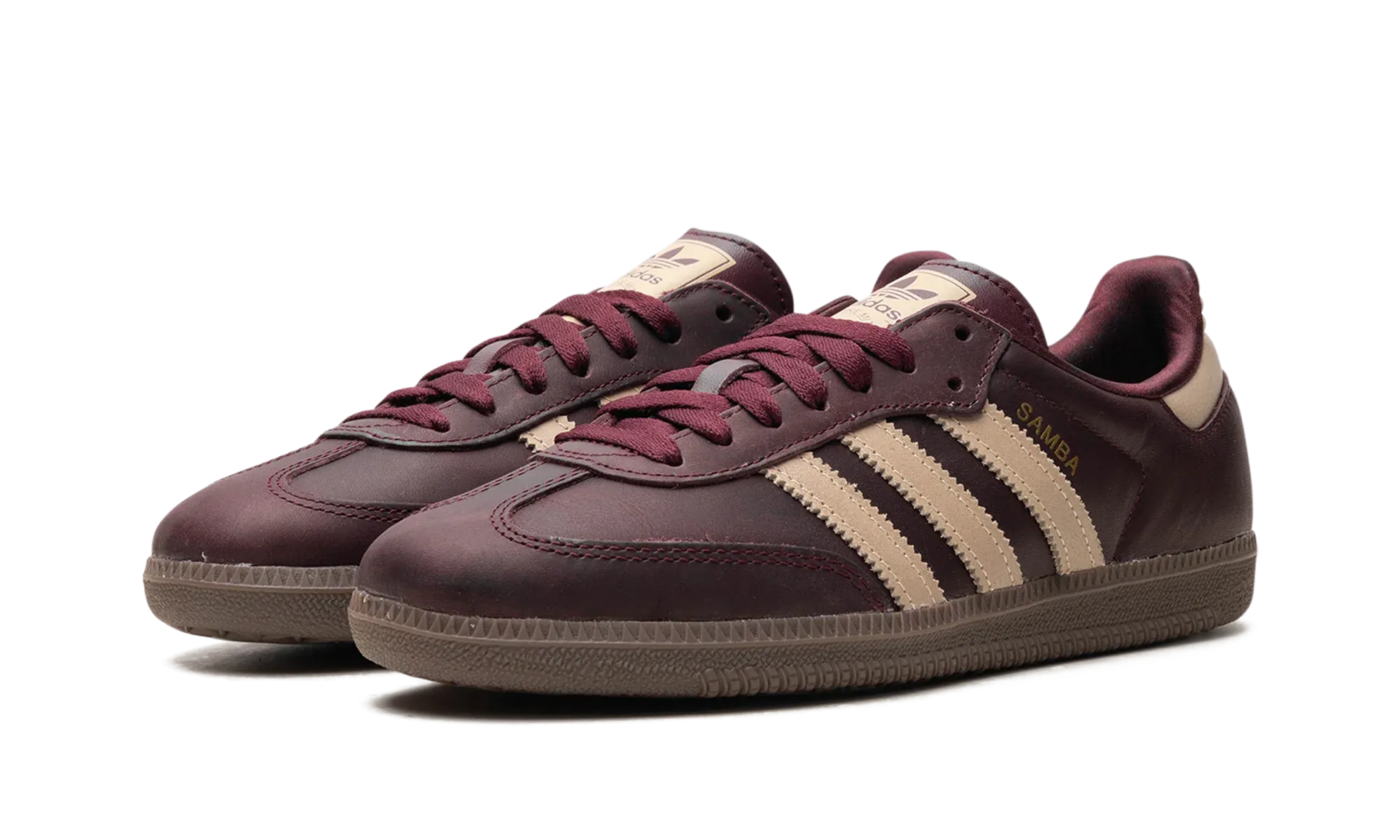 Adidas Samba OG Maroon Crystal Sand (W) | OVERCEZ