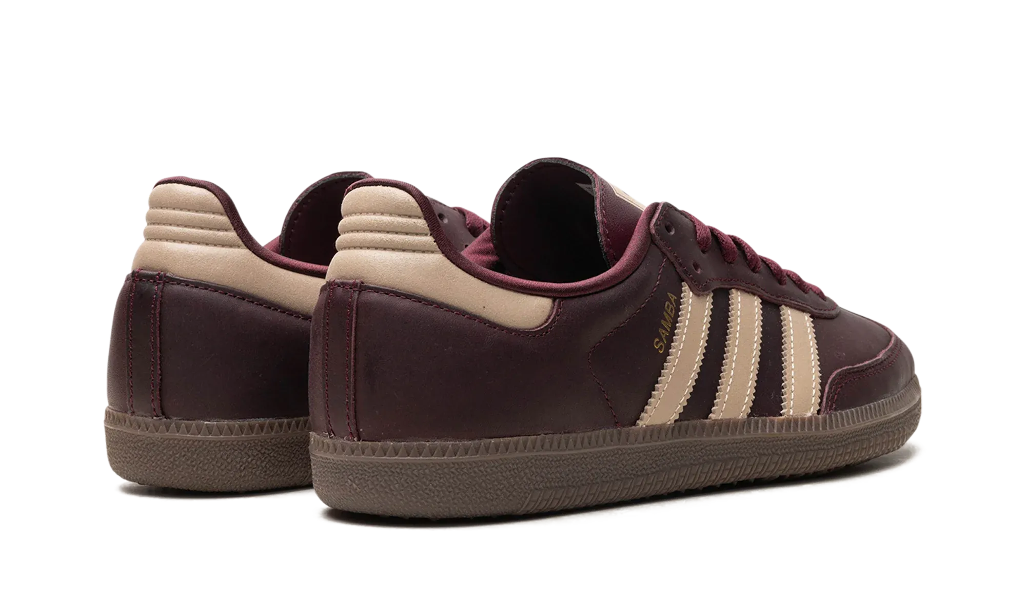 Adidas Samba OG Maroon Crystal Sand (W) | OVERCEZ