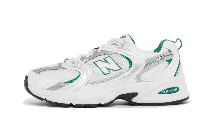 New Balance 530 White Silver Green | OVERCEZ