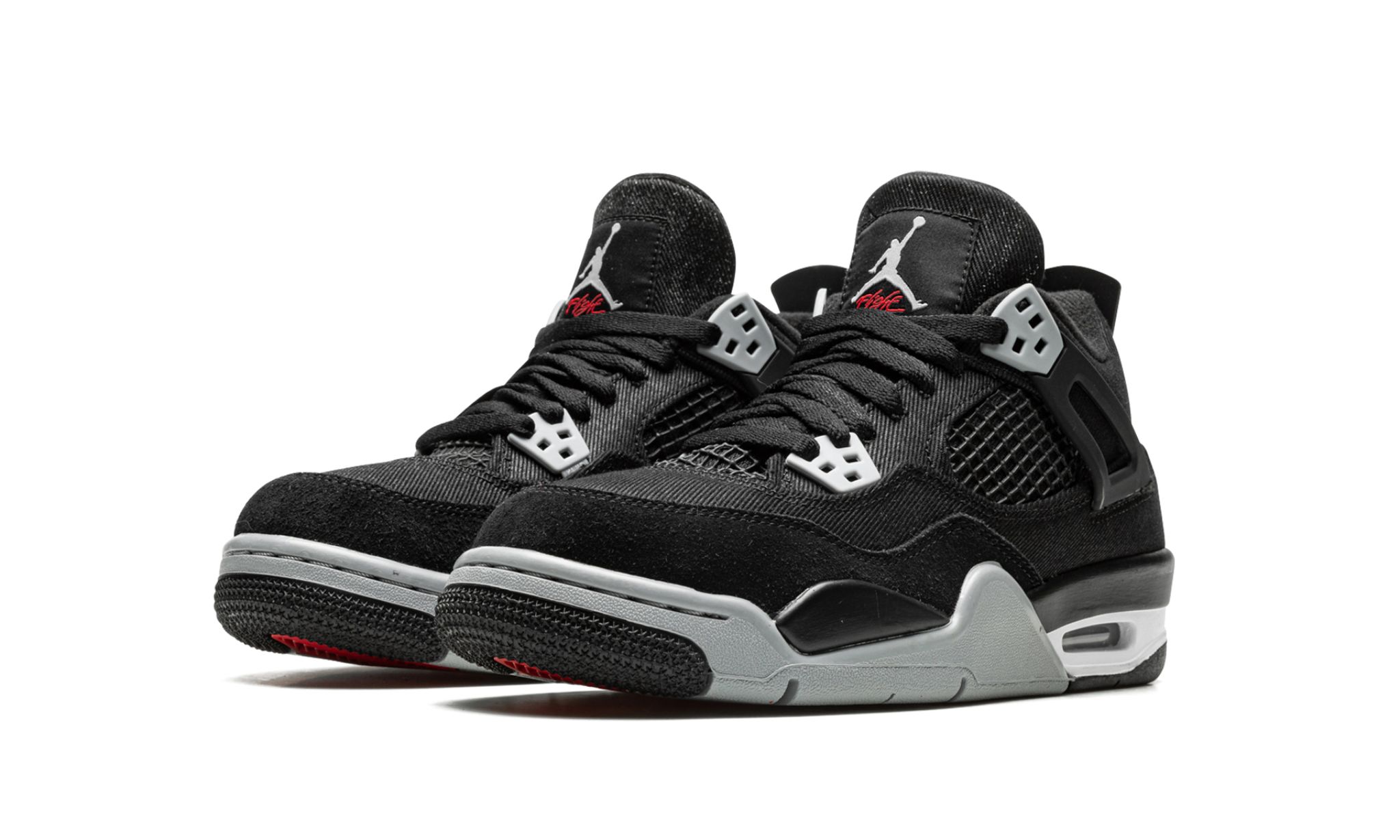 Air Jordan 4 Retro Black Canvas (GS) | OVERCEZ