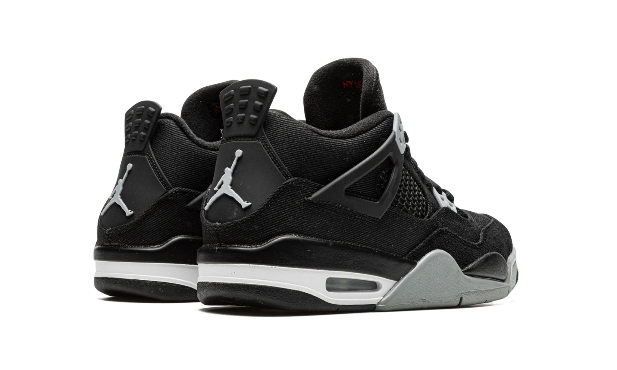Air Jordan 4 Retro Black Canvas (GS) | OVERCEZ