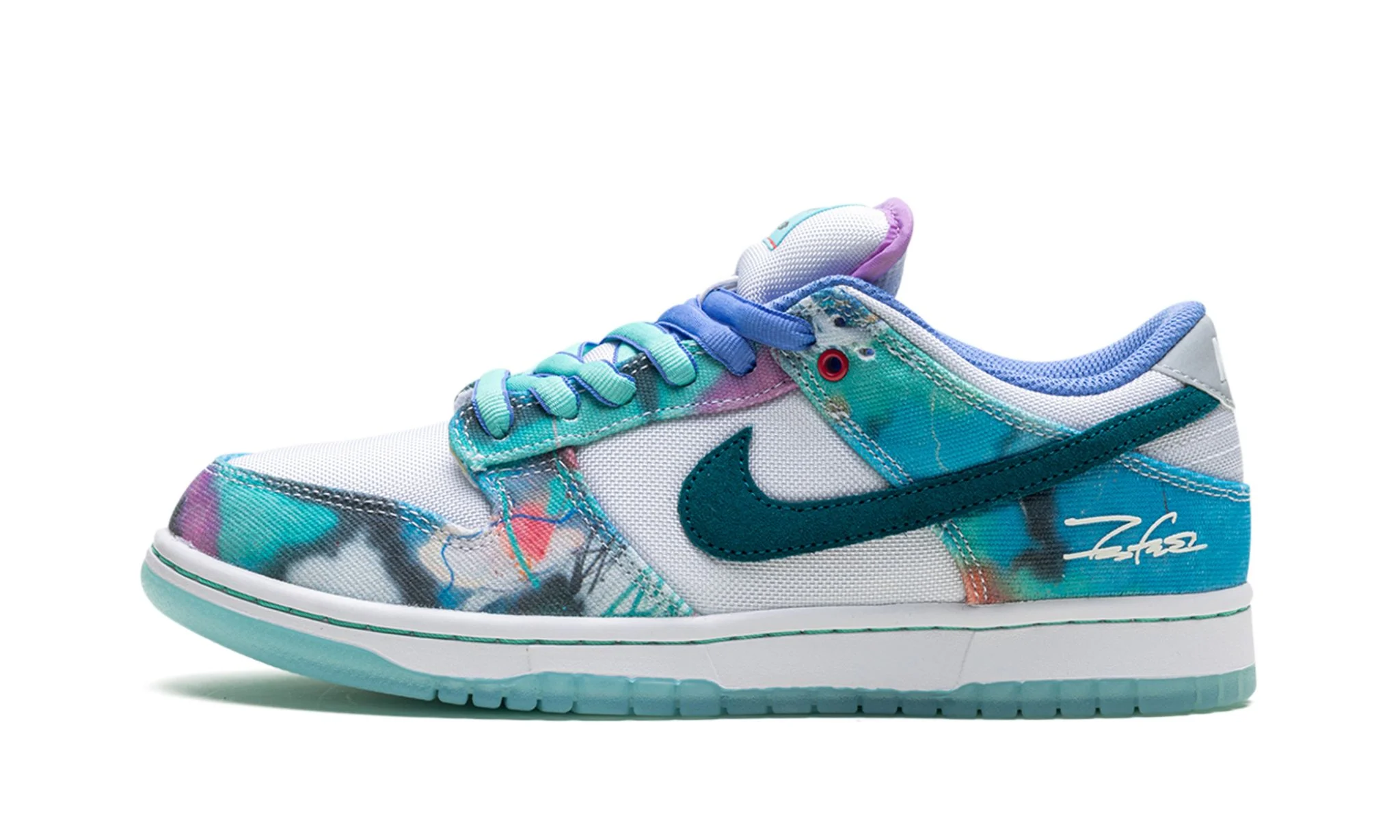 Nike SB Dunk Low Futura Laboratories Bleached Aqua | OVERCEZ