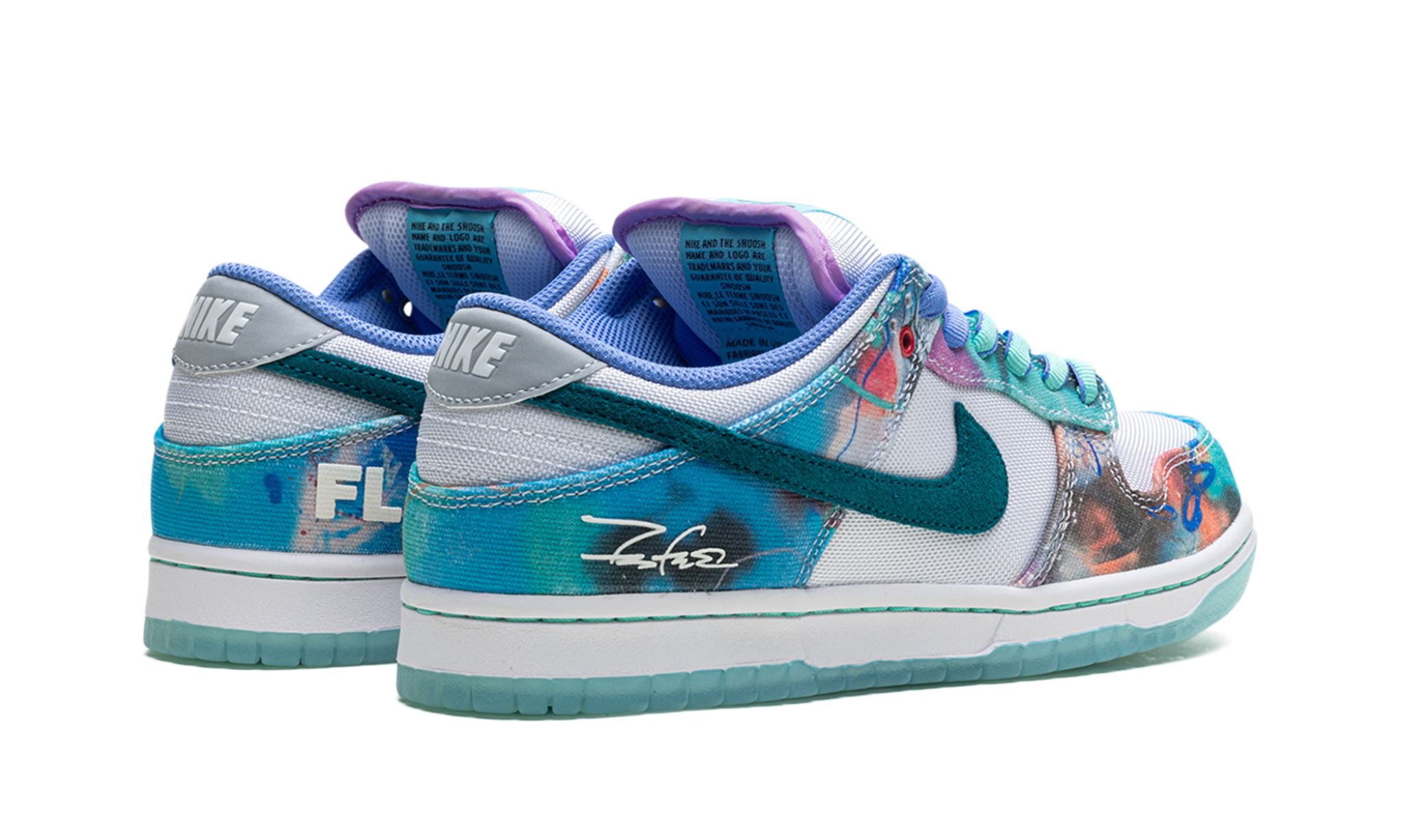 Nike SB Dunk Low Futura Laboratories Bleached Aqua | OVERCEZ