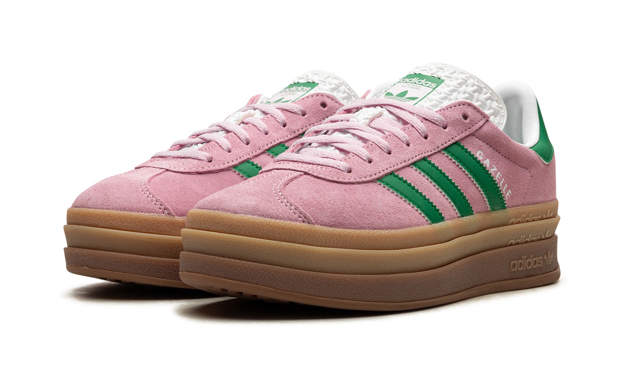 Adidas Gazelle Bold True Pink Green Cloud White (W) | OVERCEZ