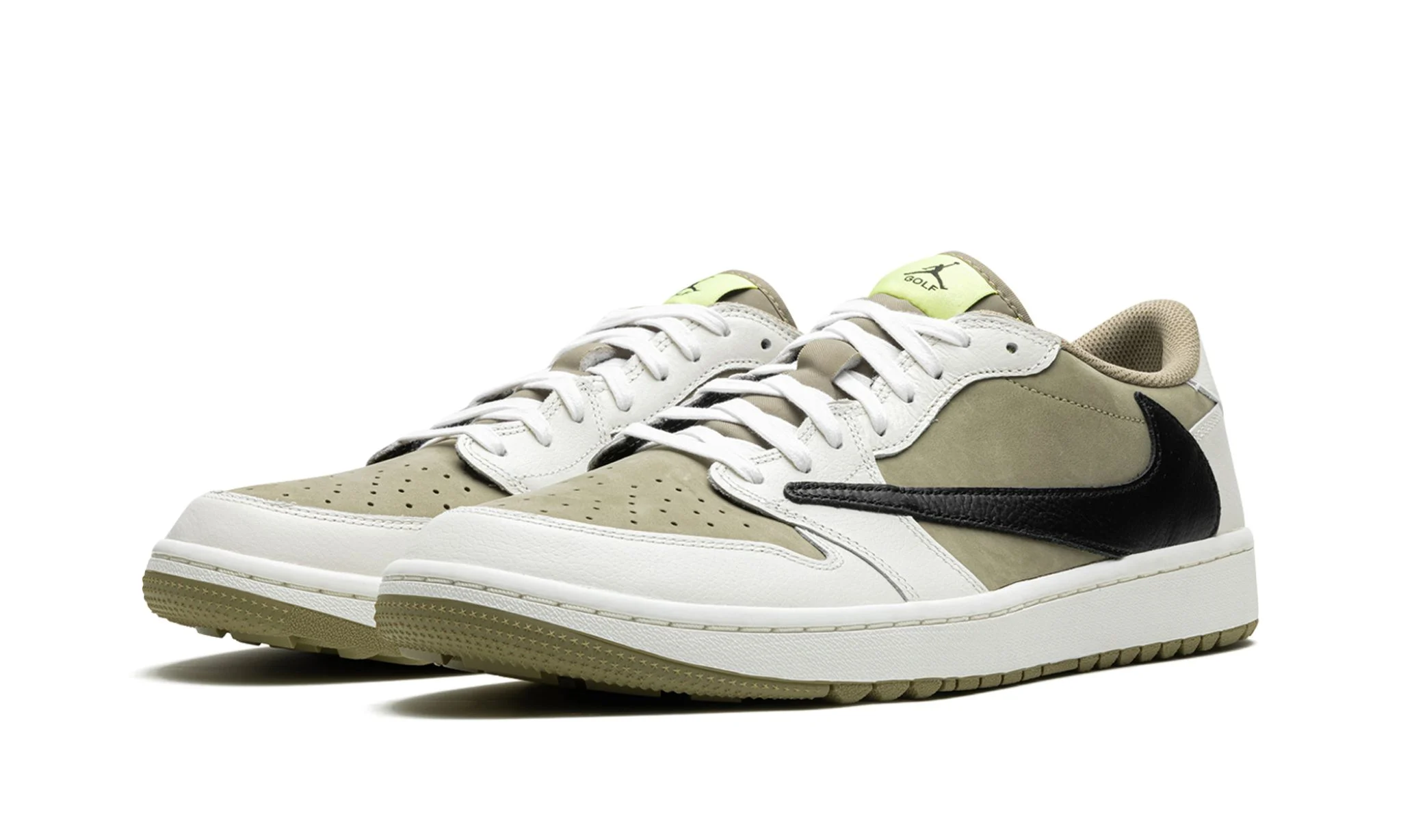 Air Jordan 1 Retro Low Golf Travis Scott Neutral Olive | OVERCEZ