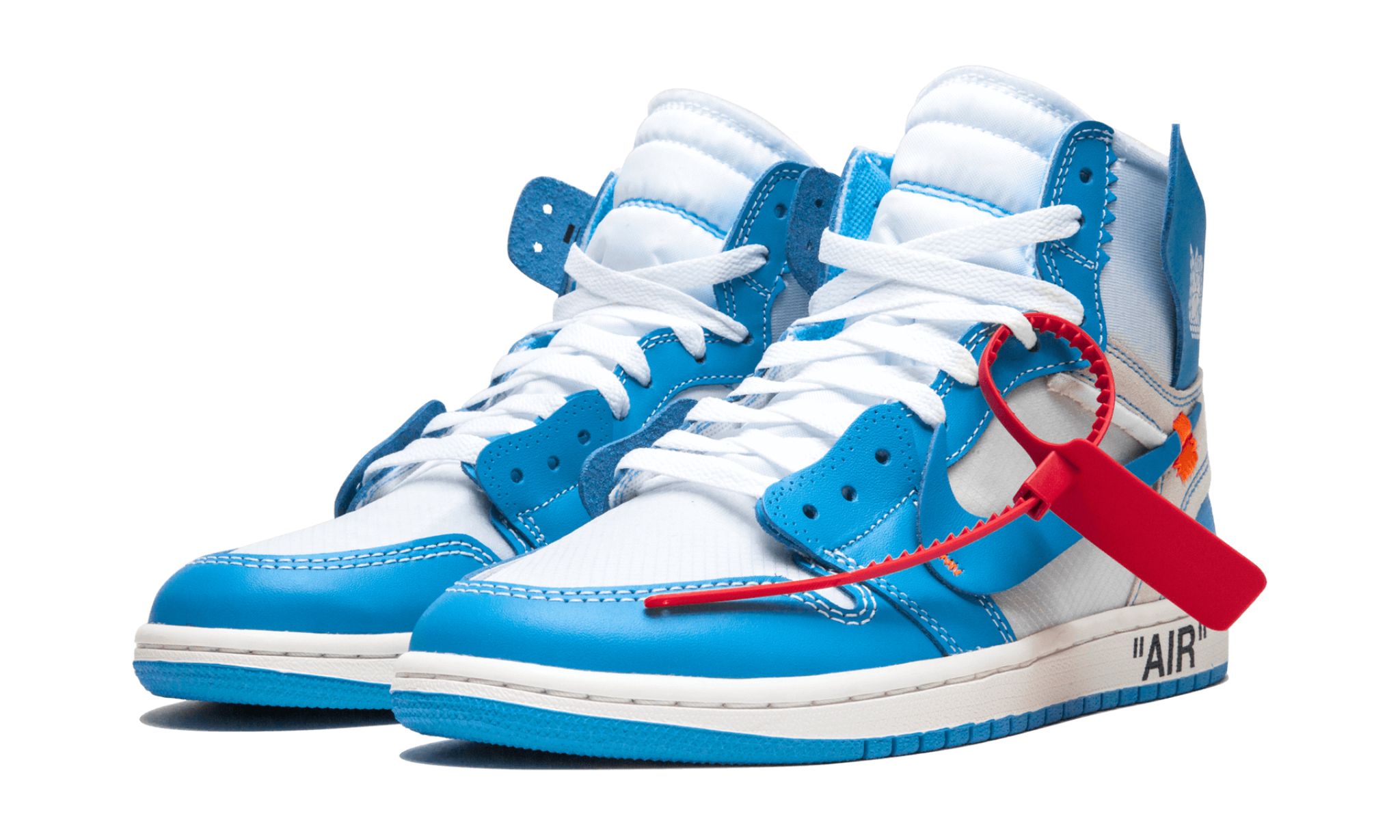 Air Jordan 1 Retro High Off-White University Blue UNC | OVERCEZ