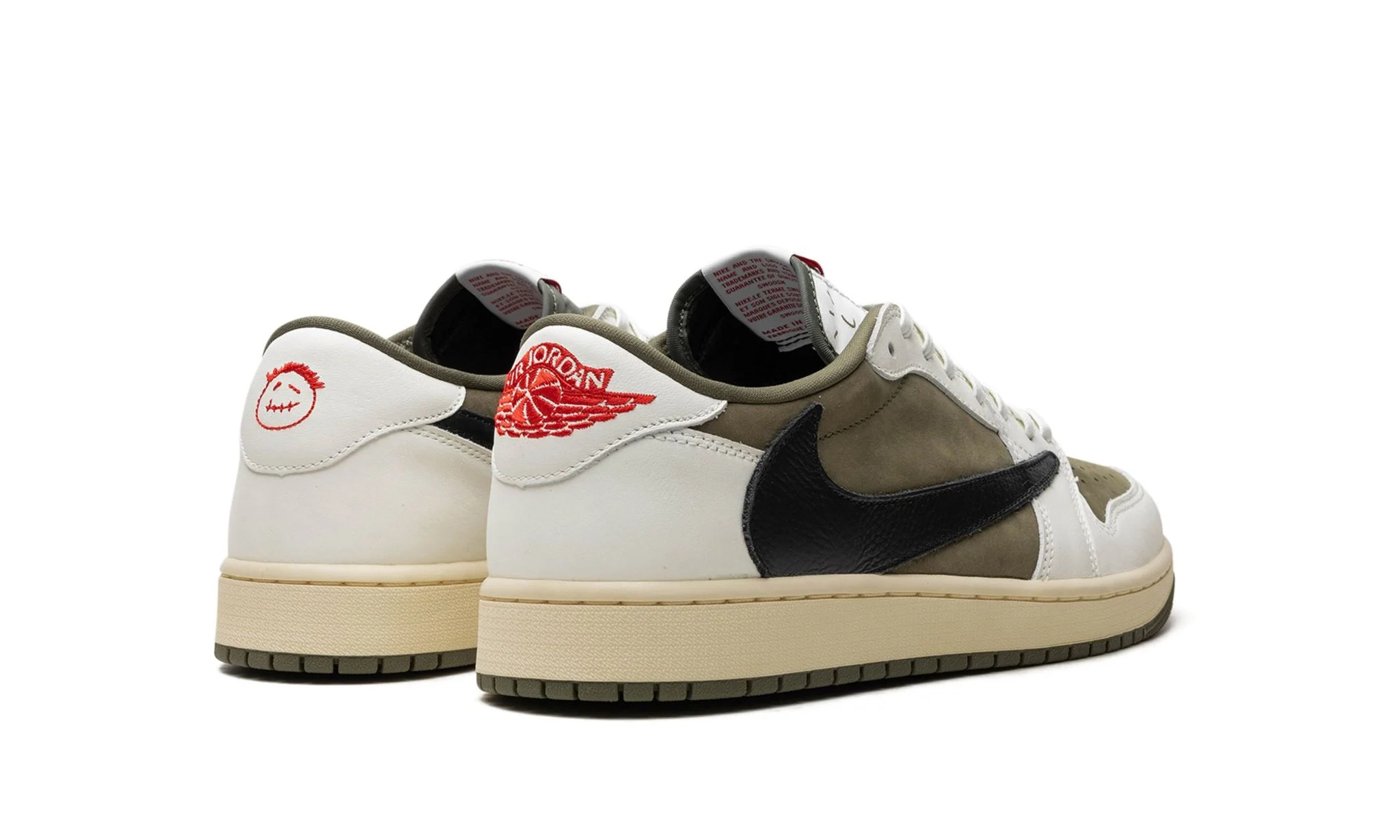 20.5㌢TravisScott×NikeJordan1 MediumOlive Jordan 1 Retro Low OG SP Travis Scott Medium Olive – N-Hype