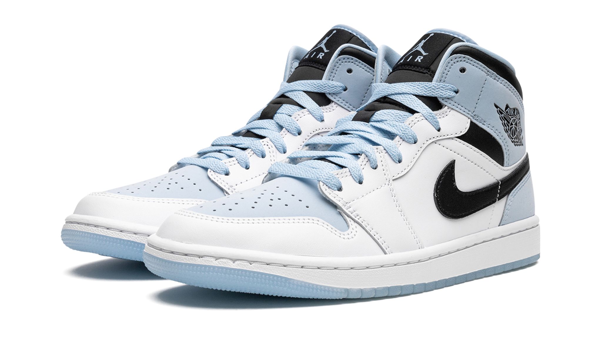 Air Jordan 1 Mid SE Ice Blue Black | OVERCEZ