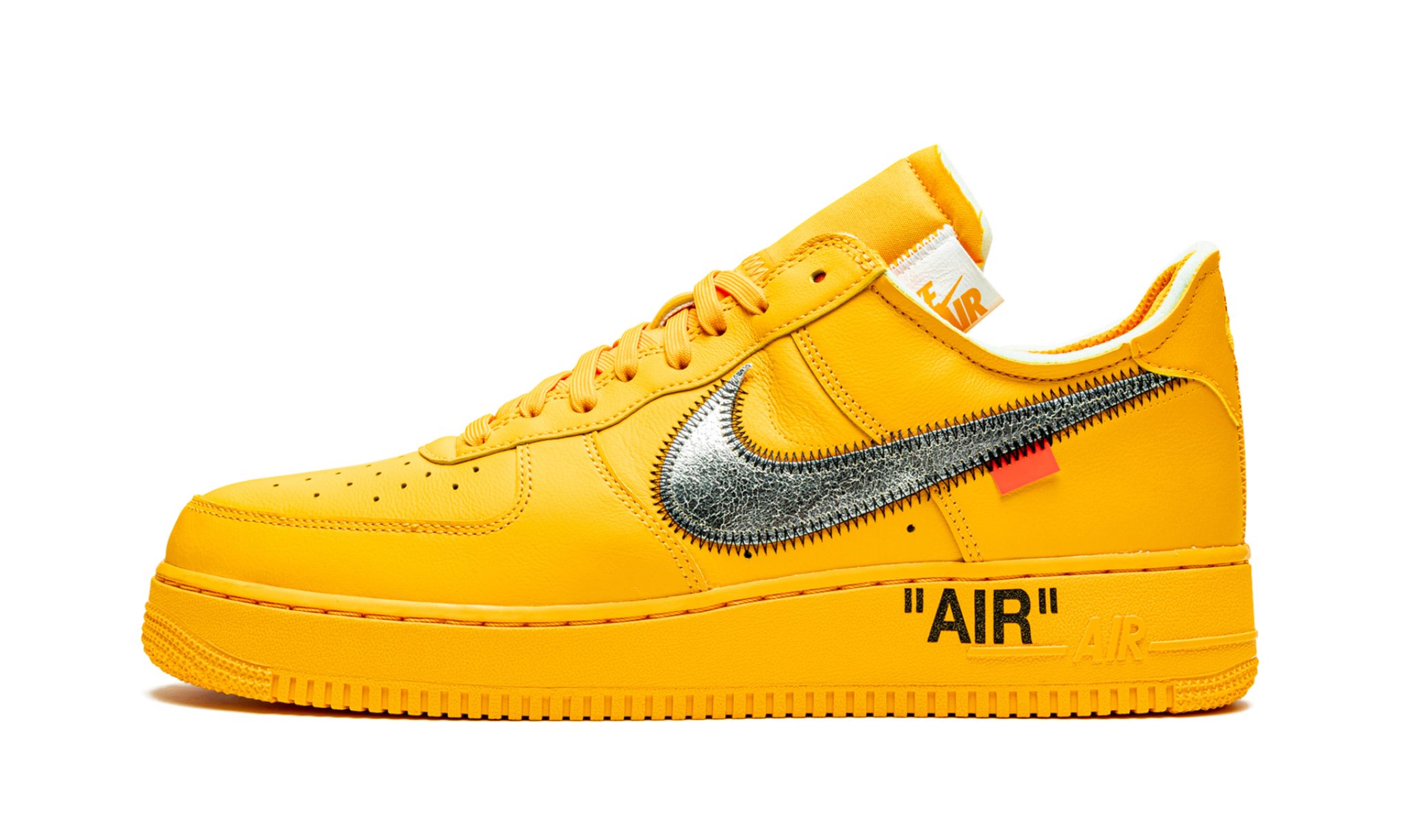 Nike Air Force 1 Low Off-White University Gold | OVERCEZ