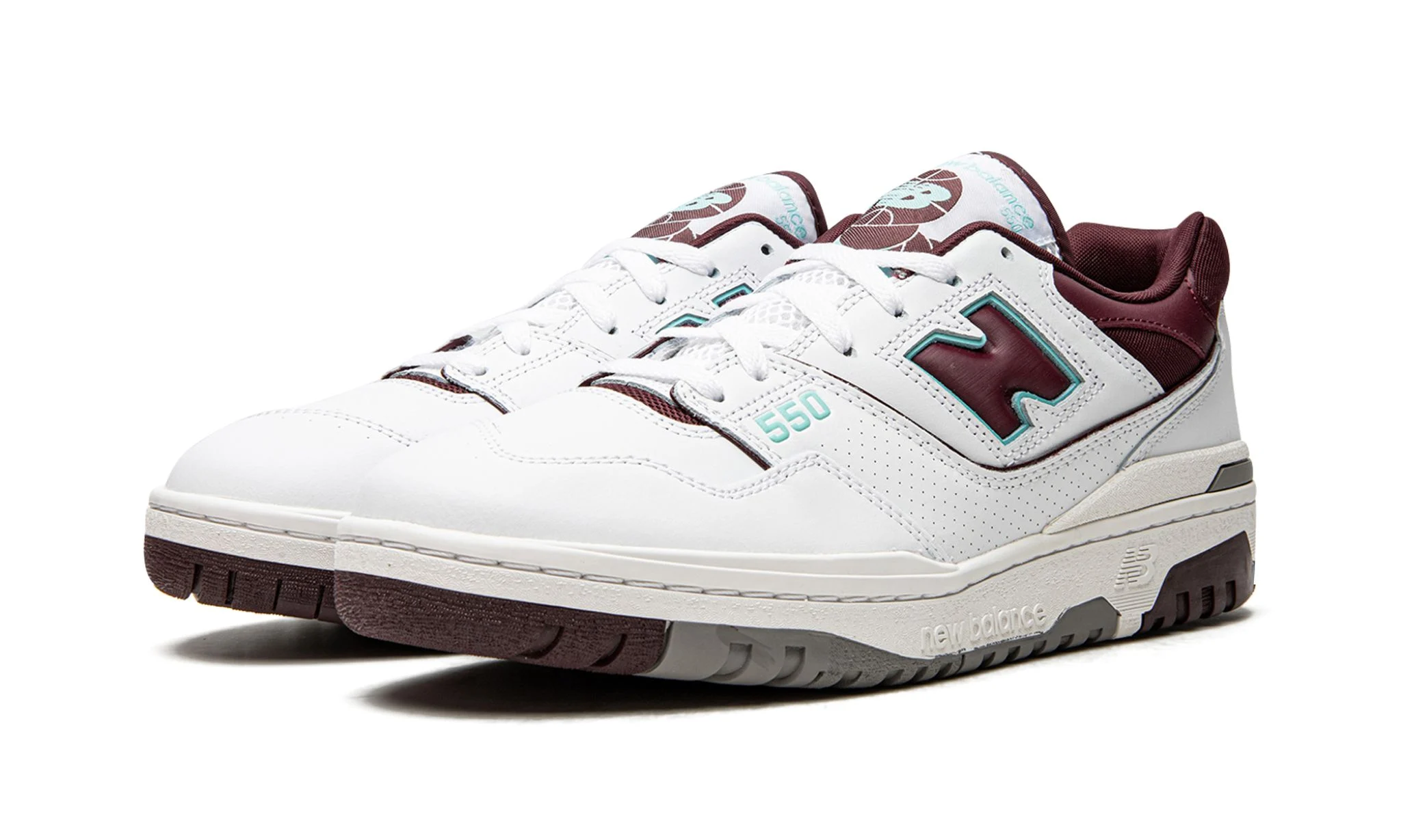 New Balance 550 Burgundy Cyan | OVERCEZ