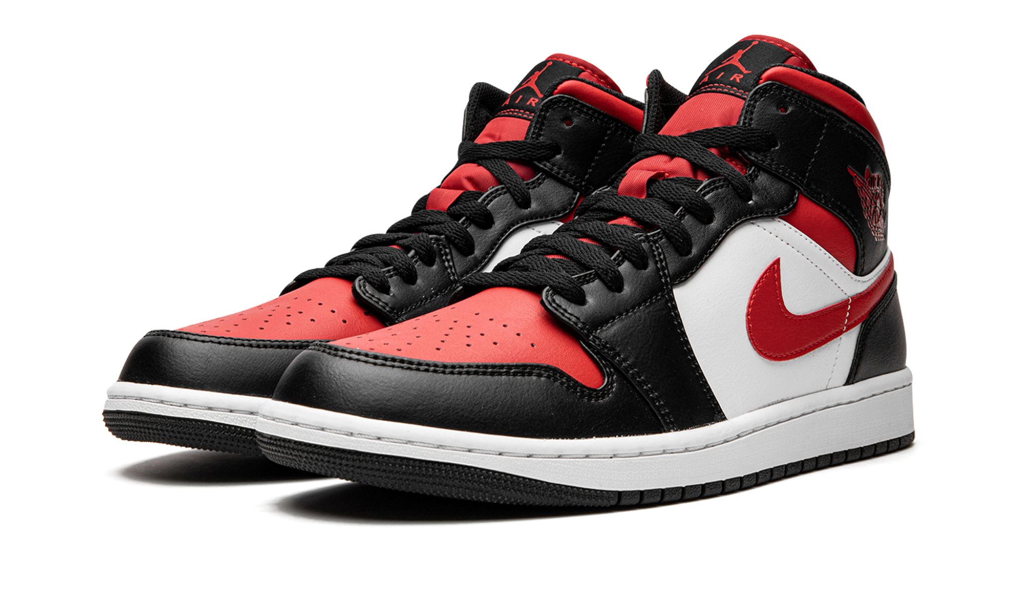 Air Jordan 1 Mid Gym Red Black White | OVERCEZ