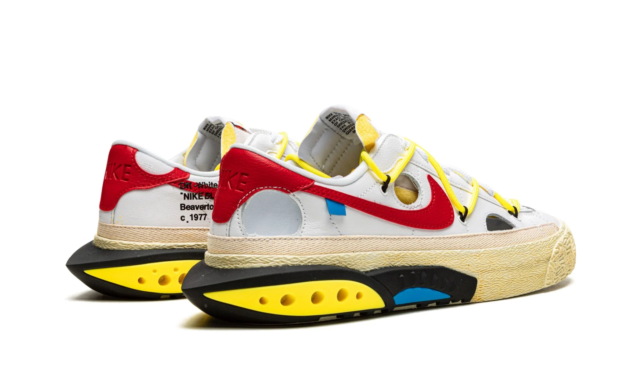 Nike Blazer Low Off-White University Red 45.5 | OVERCEZ