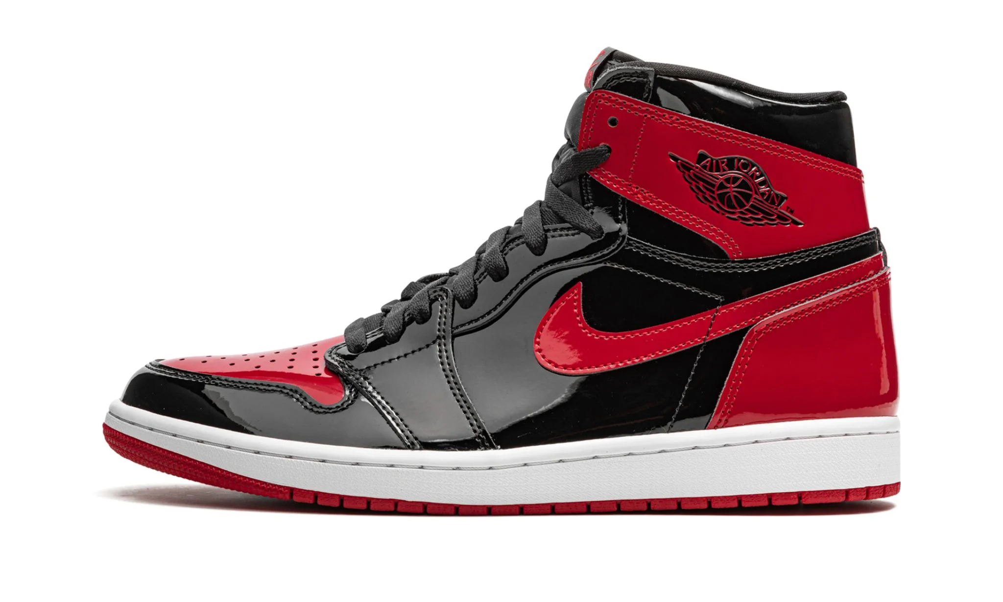 Air Jordan 1 Retro High OG Patent Bred | OVERCEZ