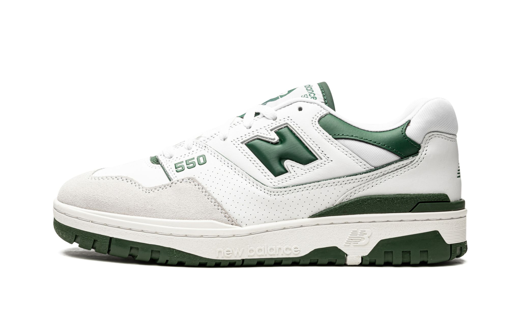 New Balance 550 White Green | OVERCEZ