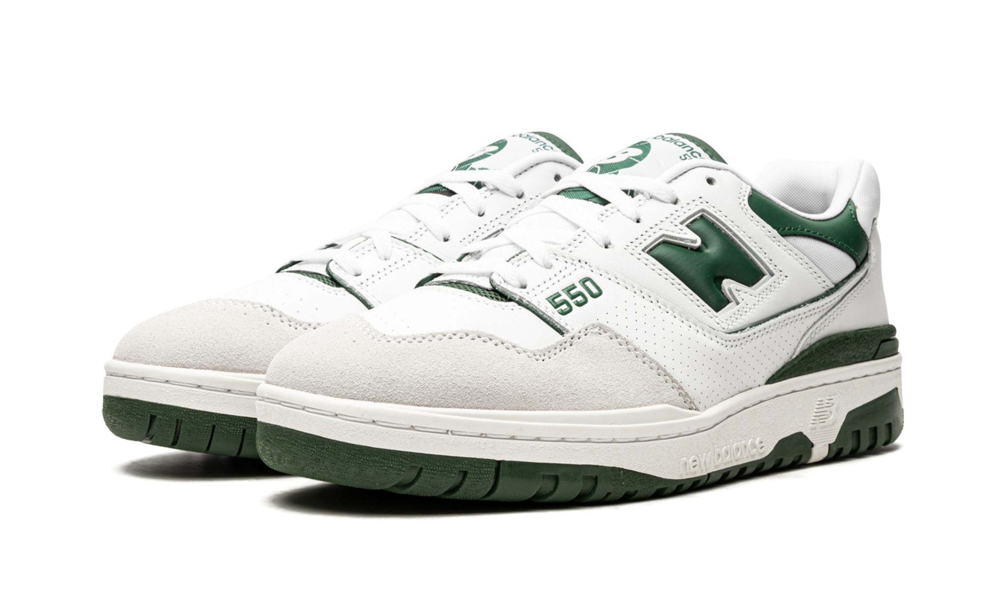 New Balance 550 White Green | OVERCEZ