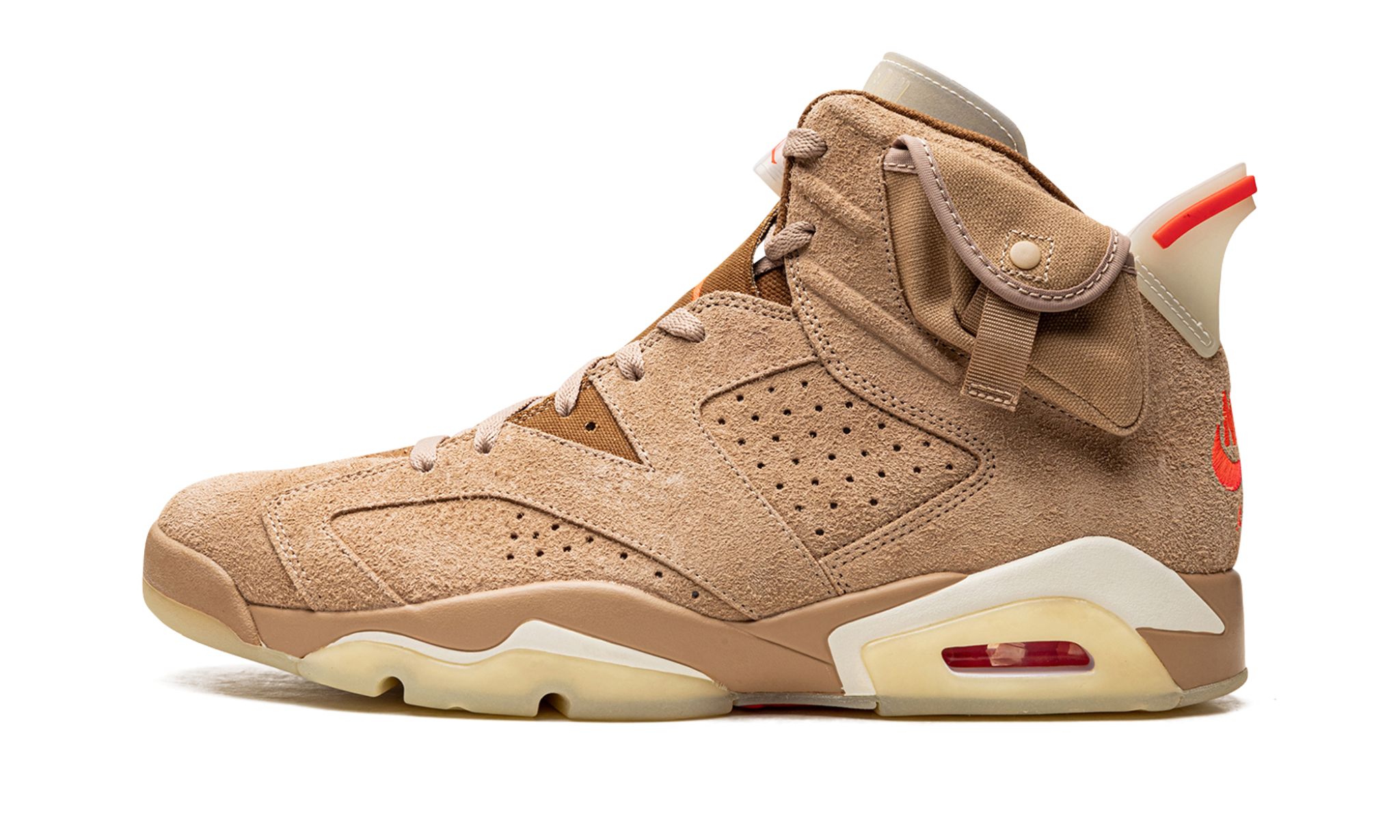 Air Jordan 6 Retro Travis Scott British Khaki | OVERCEZ