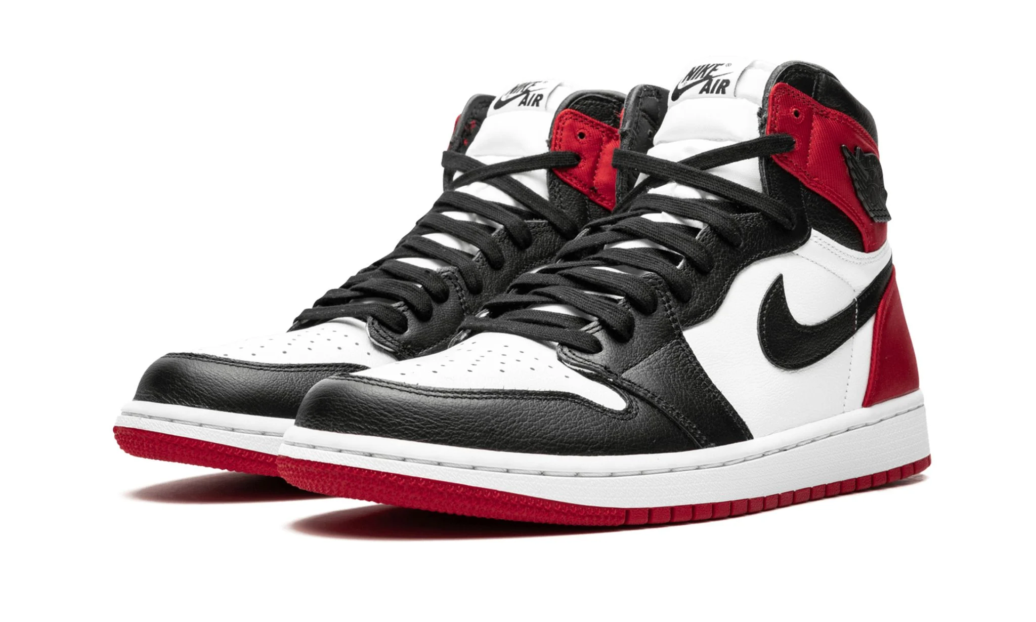 Air Jordan 1 Retro High Satin Black Toe (W) | OVERCEZ