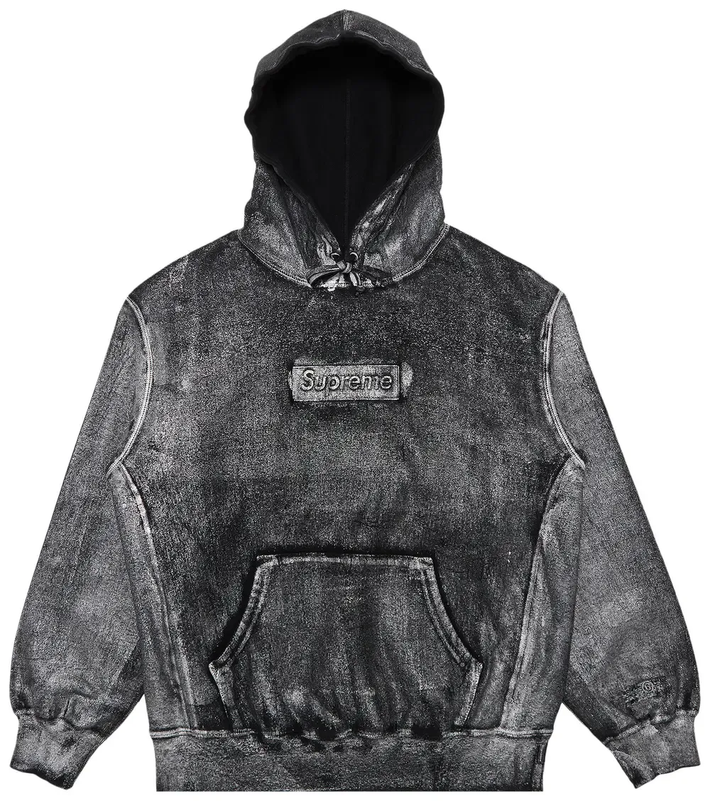 Supreme MM6 Maison Margiela Foil Box Logo Hooded Sweatshirt