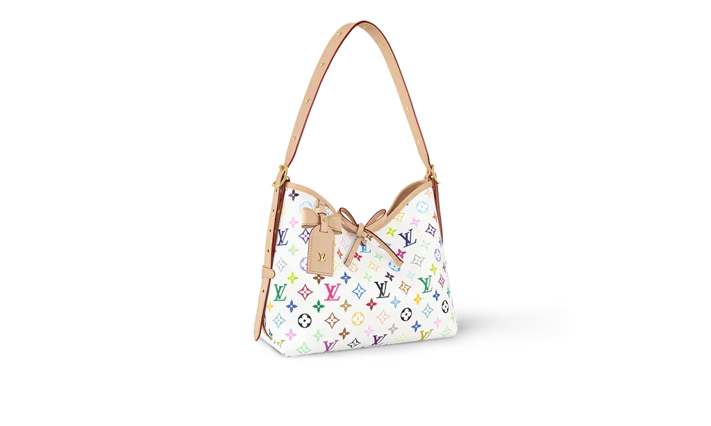 Louis Vuitton x Takashi Murakami CarryAll PM White Multicolored | OVERCEZ