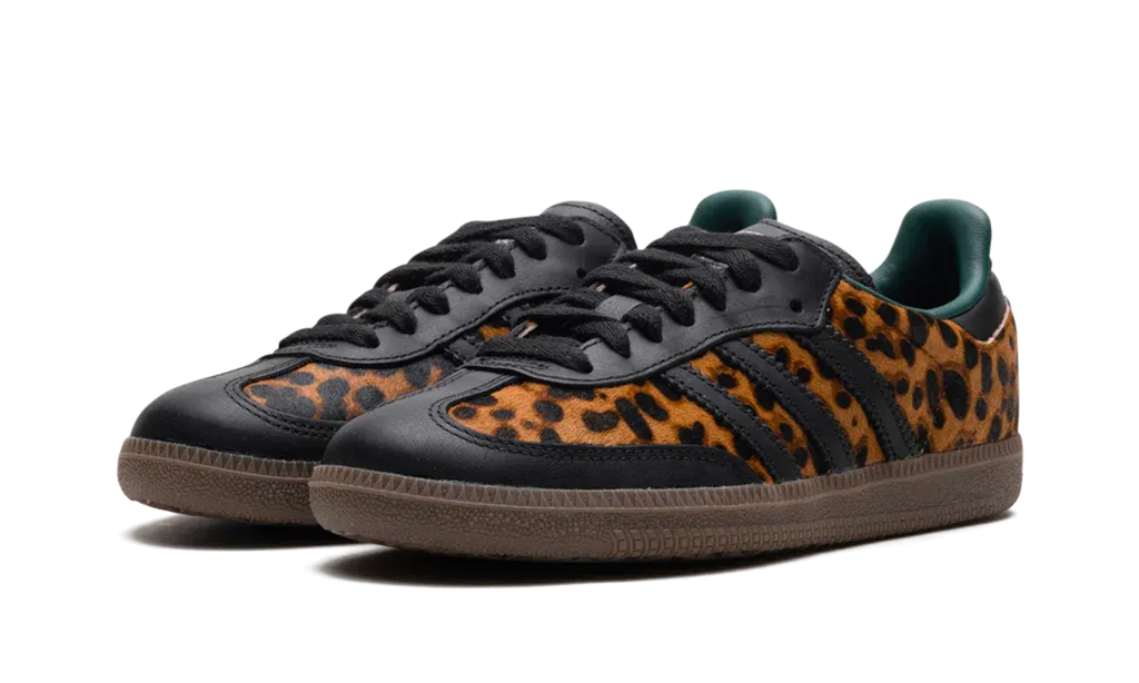 Adidas Samba OG Black Green Leopard (W) | OVERCEZ