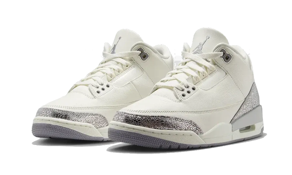 Air Jordan 3 Retro Sail Cement Grey (W) | OVERCEZ
