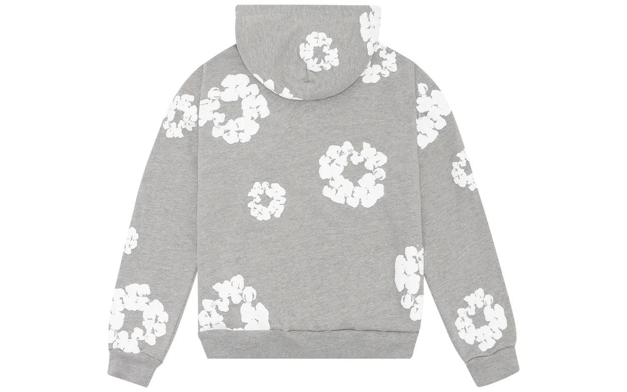 Denim Tears The Cotton Wreath Sweatshirt Grey | OVERCEZ