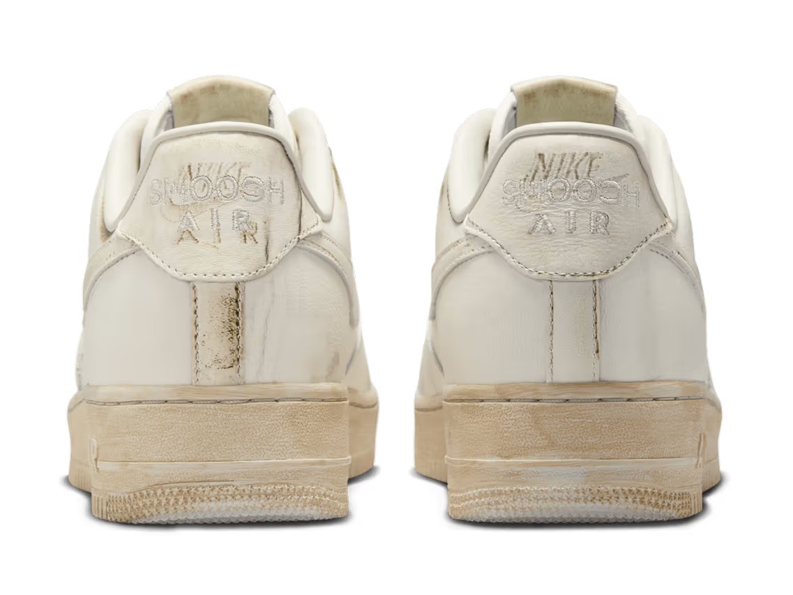 Nike Air Force 1 Low .SWOOSH Dirty Triple White | OVERCEZ