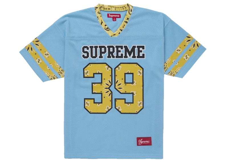 トップス Supreme Bandana Football Jersey Black M Supreme Bandana Football Jersey Black