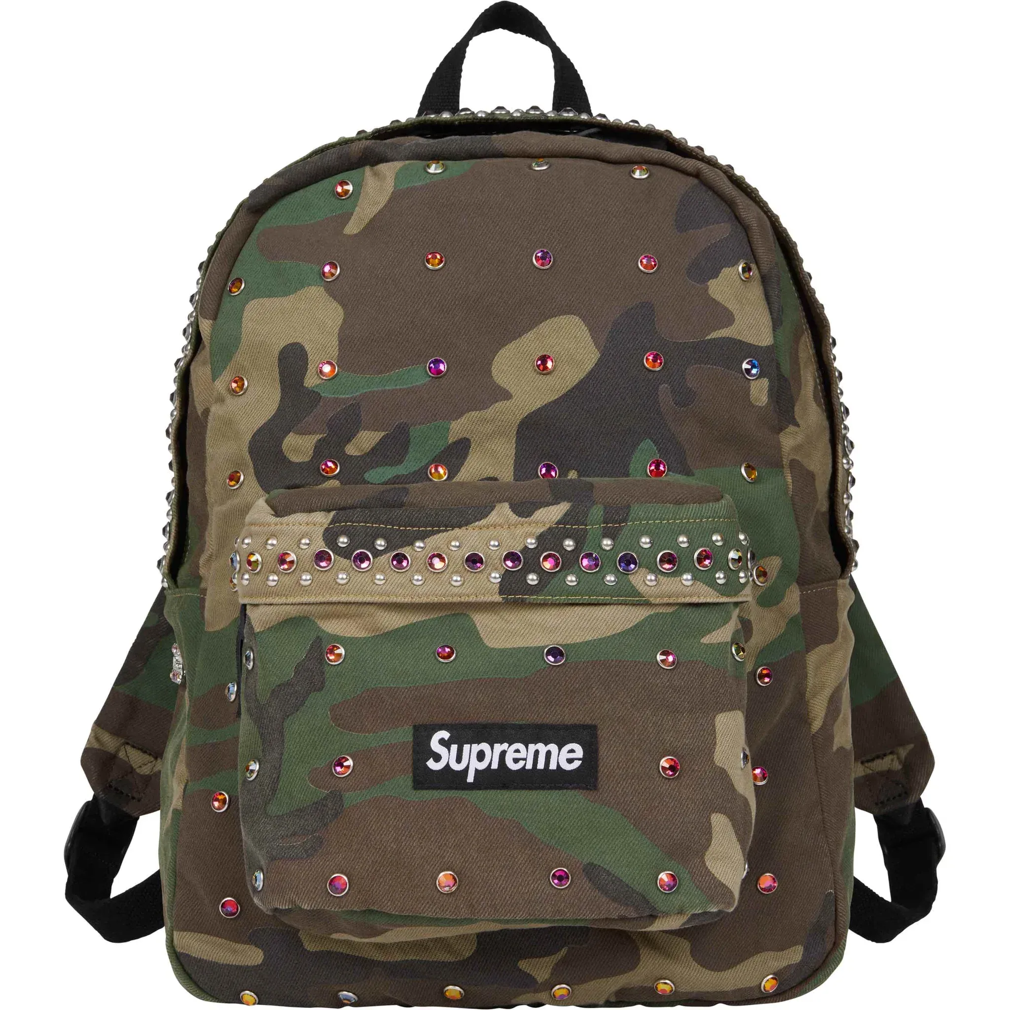 B.B. Simon Denim Backpack Woodland Camo