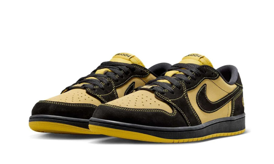 Air Jordan 1 Retro Low OG Quai 54 Black Tour Yellow Red | OVERCEZ