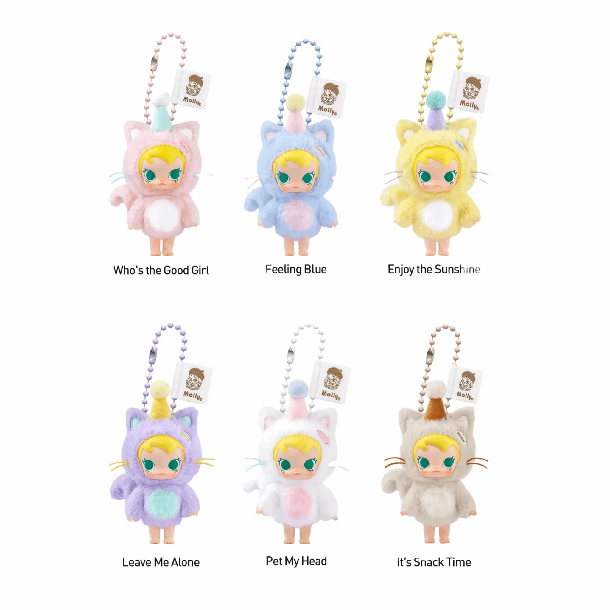 Pop Mart Baby Molly Pocket Friends Series Vinyl Plush Pendant (BLINDBOX 1 szt.) | OVERCEZ