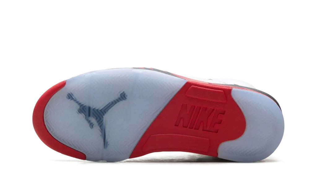Air Jordan 5 Retro Fire Red Black Tongue | OVERCEZ