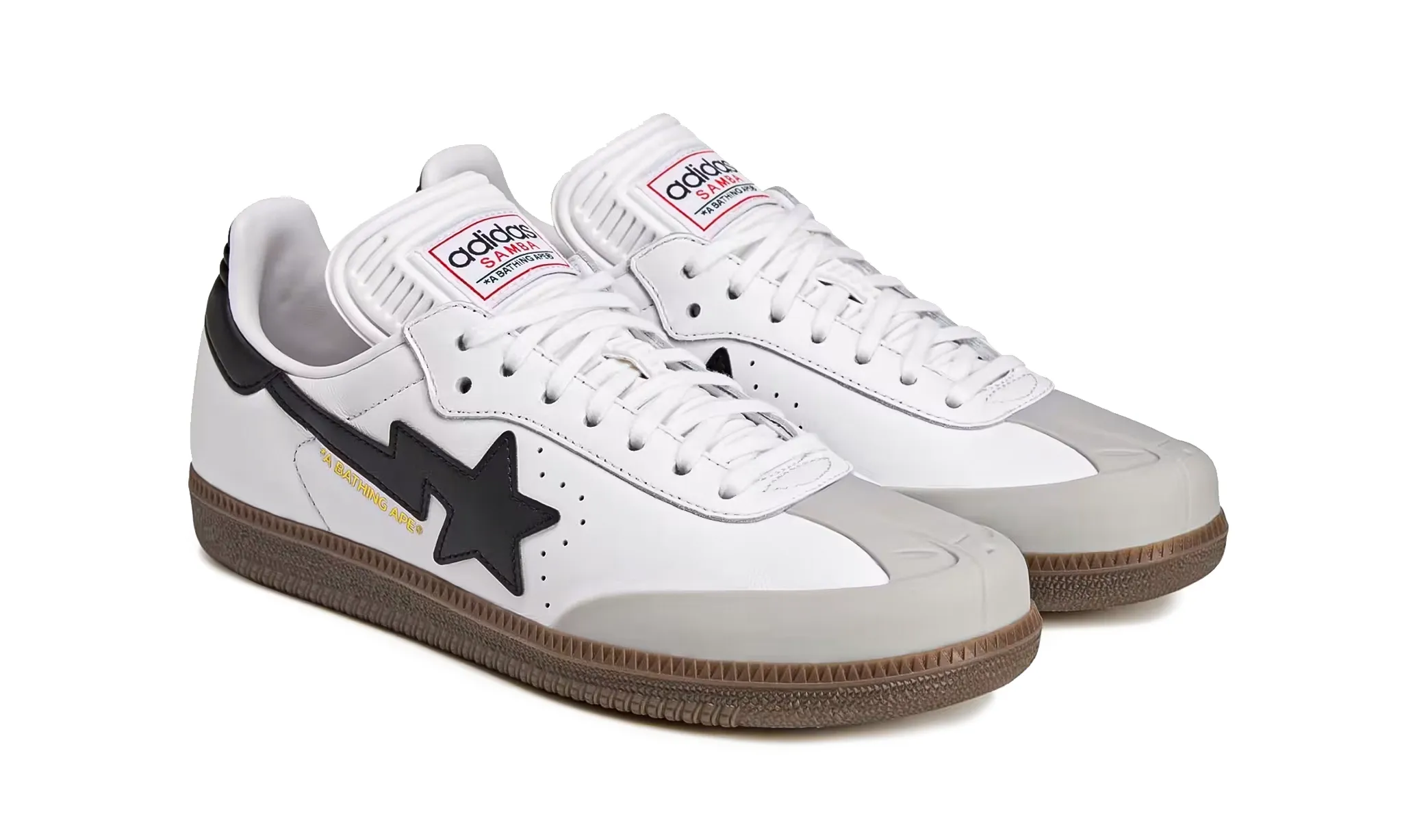 Adidas Samba x BAPE White Black | OVERCEZ