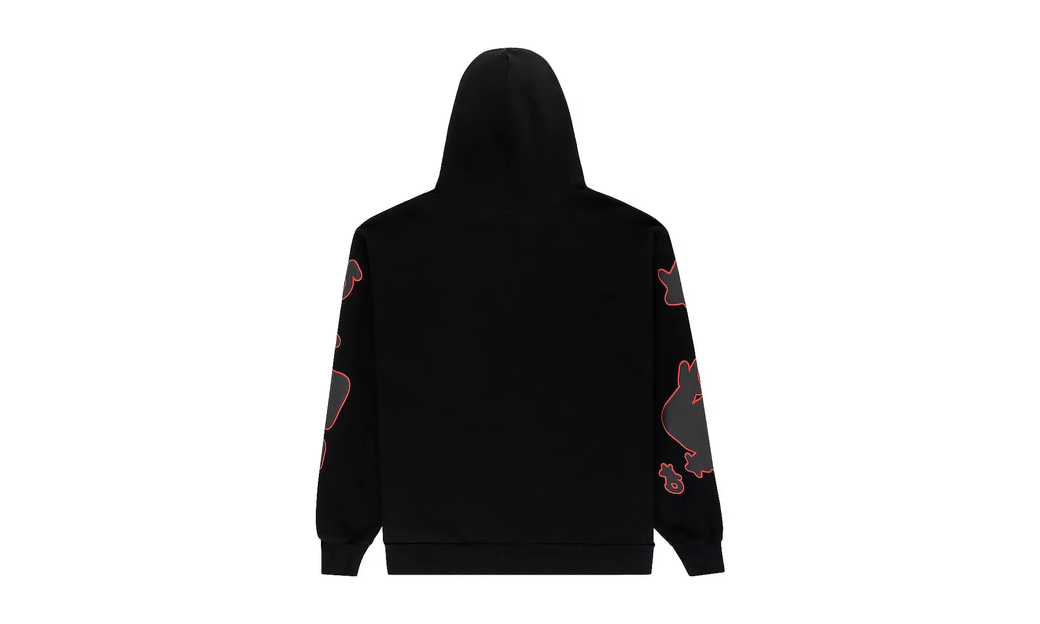Sp5der Beluga Outline Hoodie Black | OVERCEZ