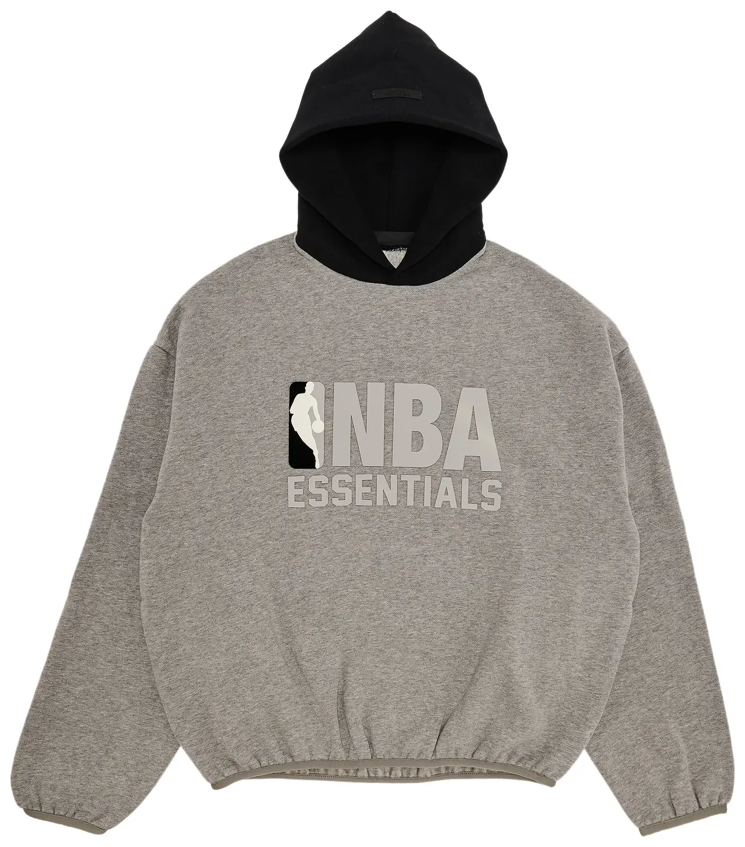 Fear of God Essentials NBA Hoodie Warm Heather Black