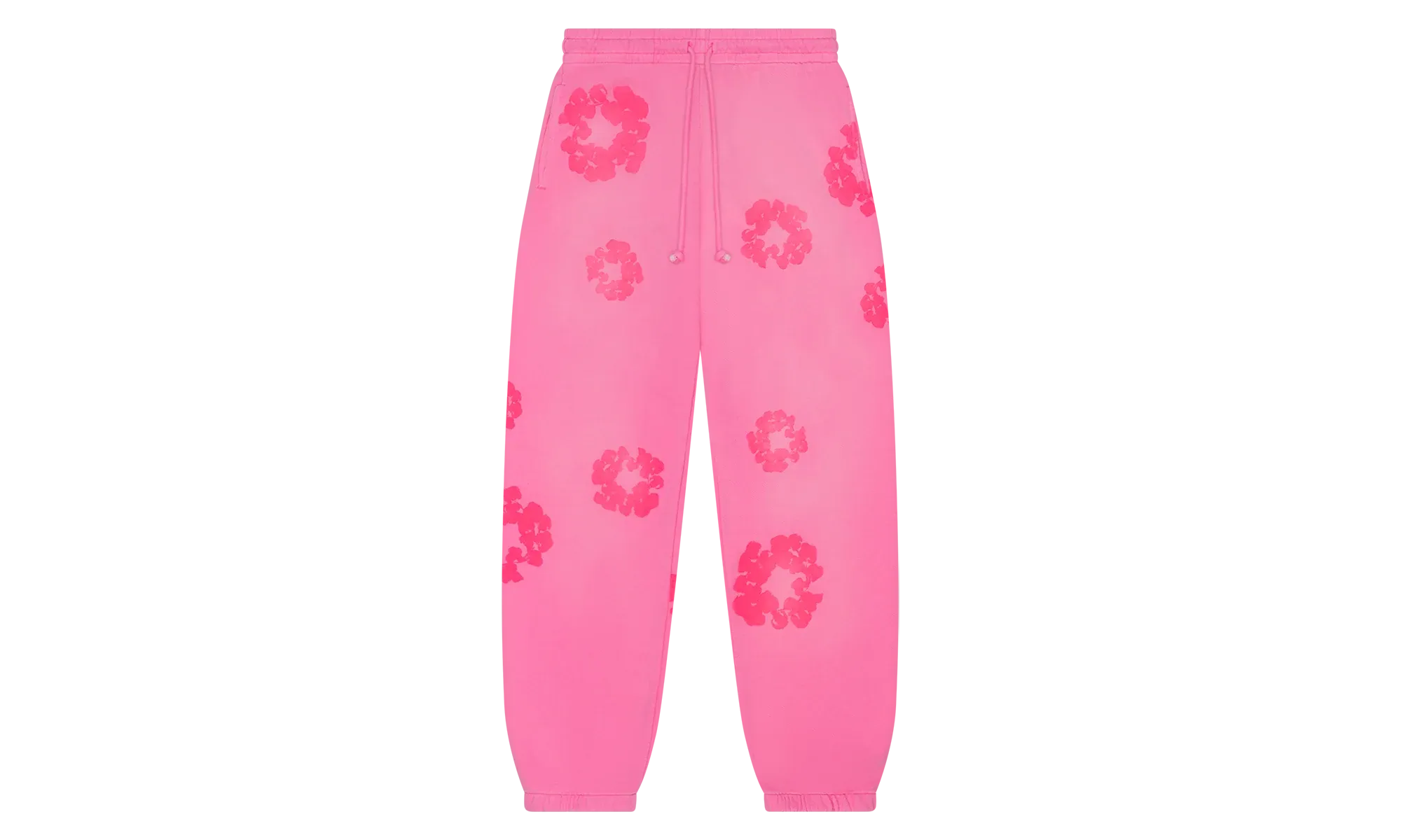 Denim Tears Mono Cotton Wreath Sweatpants Pink | OVERCEZ