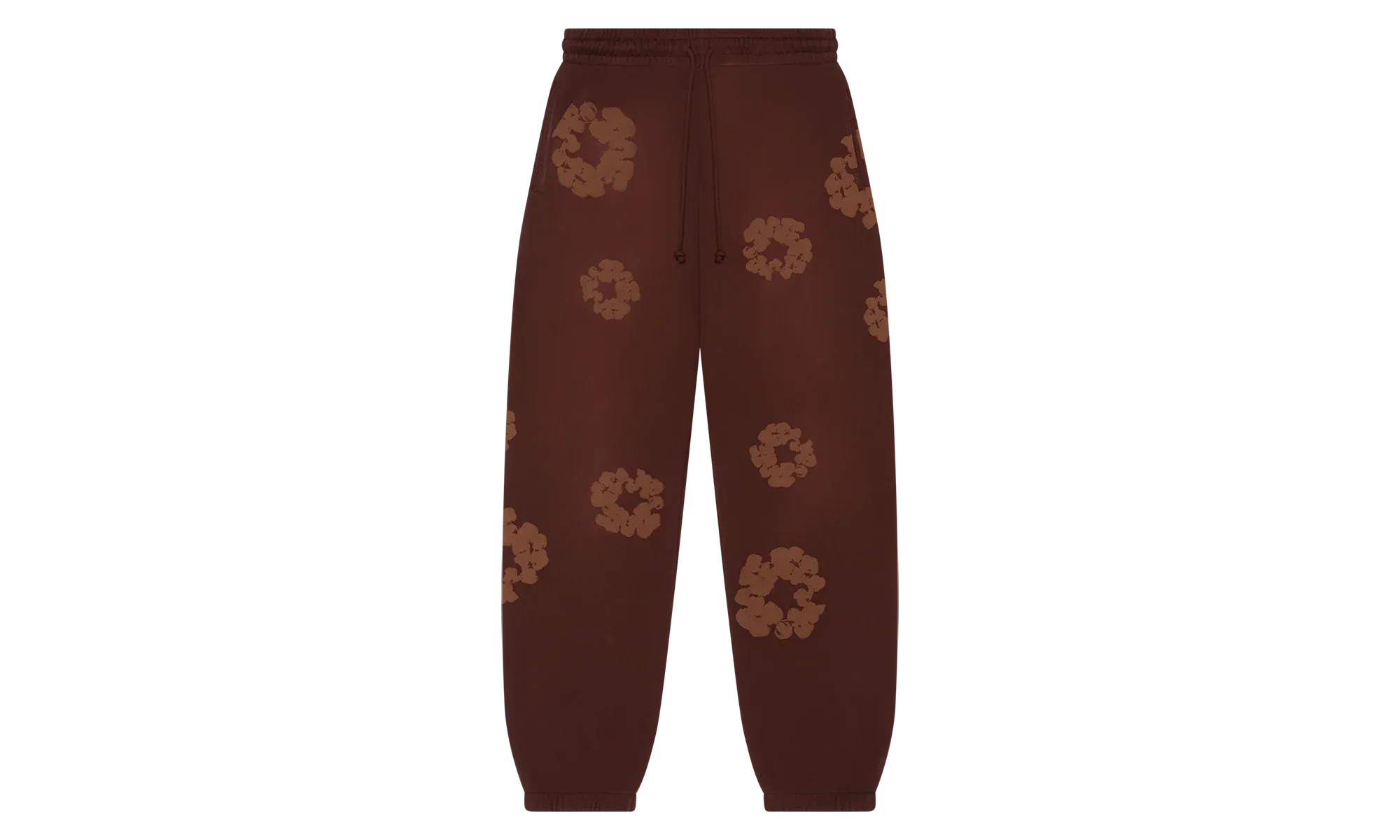 Denim Tears Mono Cotton Wreath Sweatpants Brown | OVERCEZ