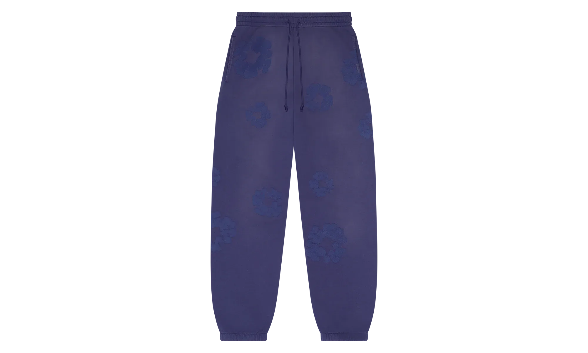 Denim Tears Mono Cotton Wreath Sweatpants Washed Blue | OVERCEZ