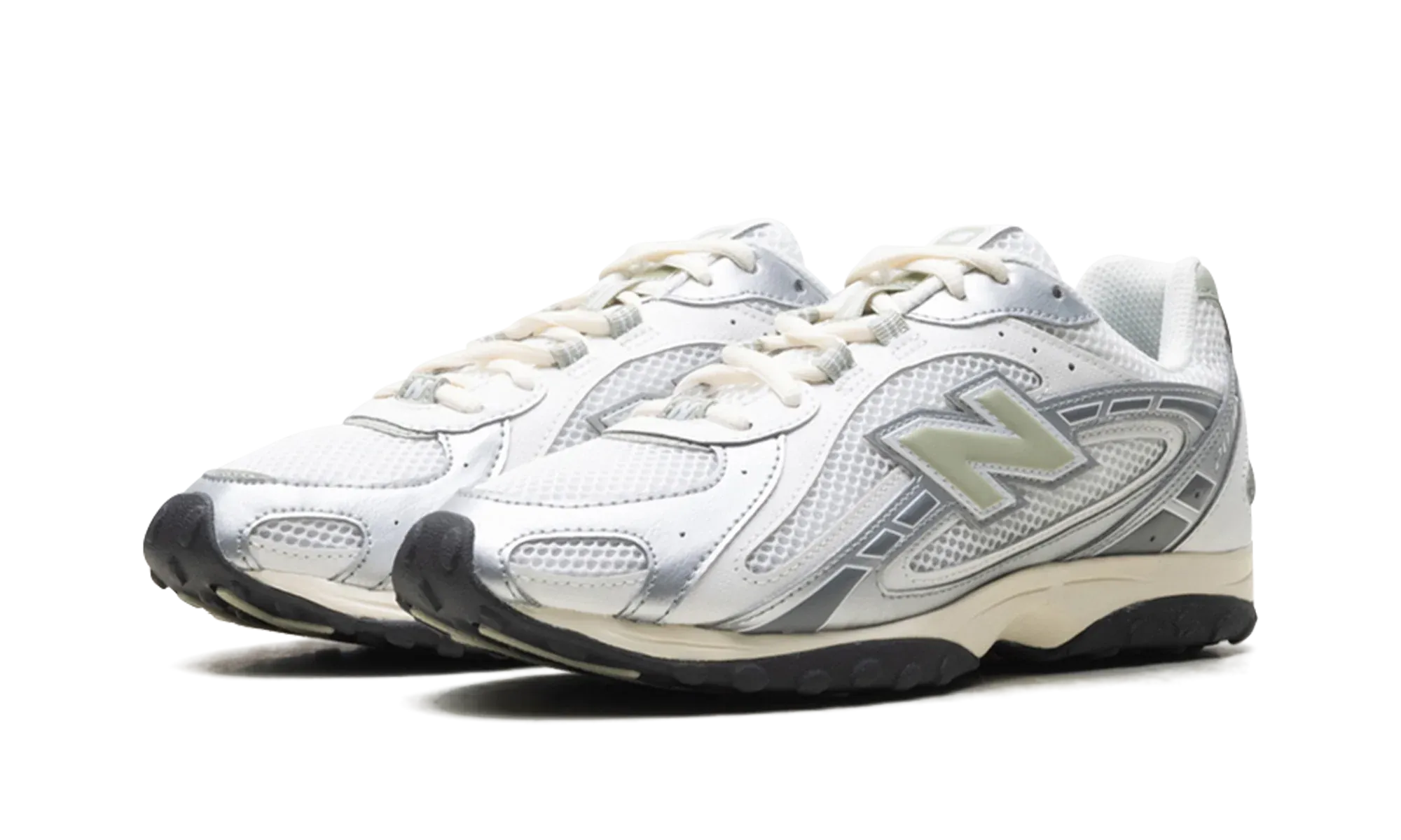 New Balance 204L Silver Metallic Sage Green | OVERCEZ