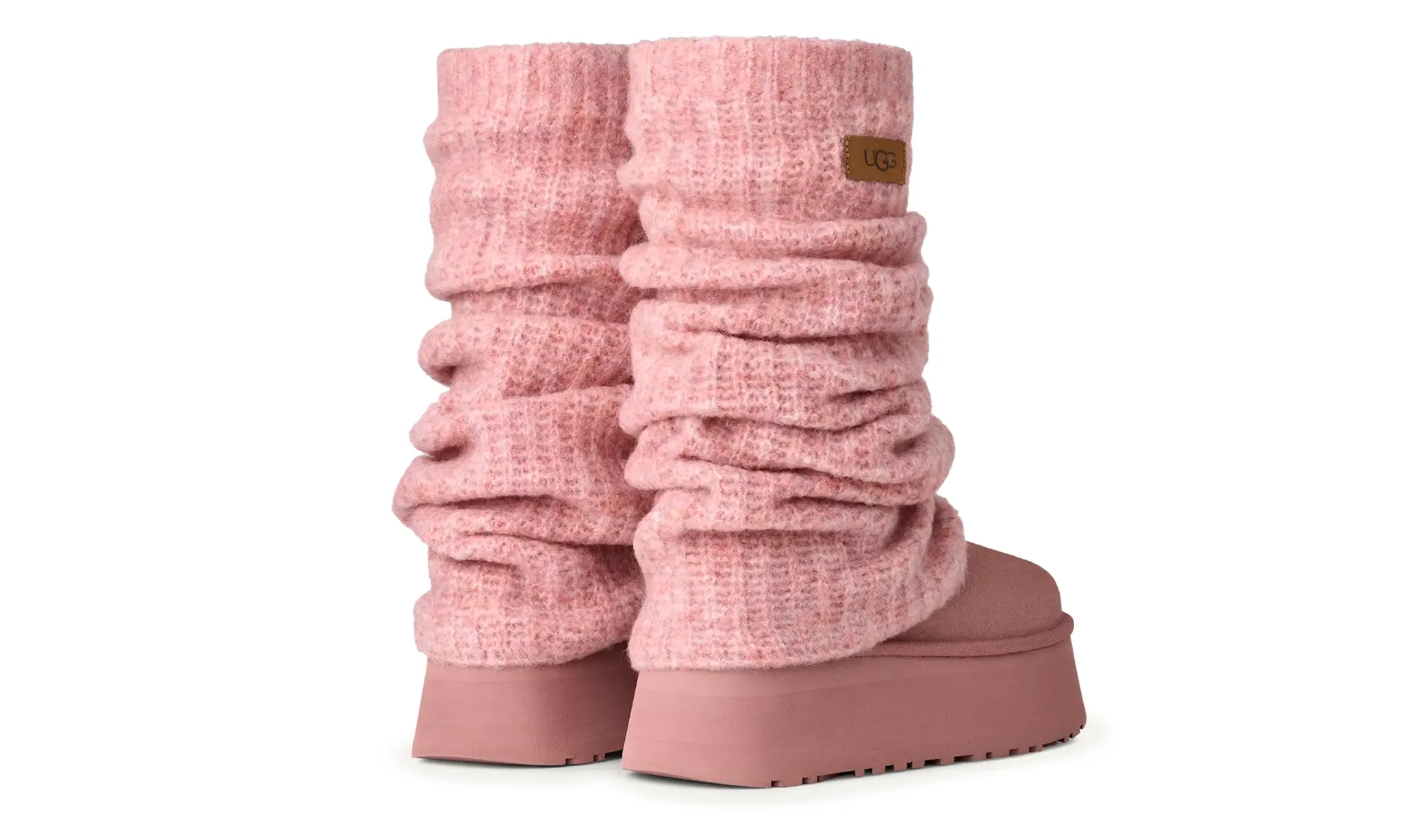 UGG Classic Mini Dipper Legwarmer Boot Pink Dawn (W) | OVERCEZ