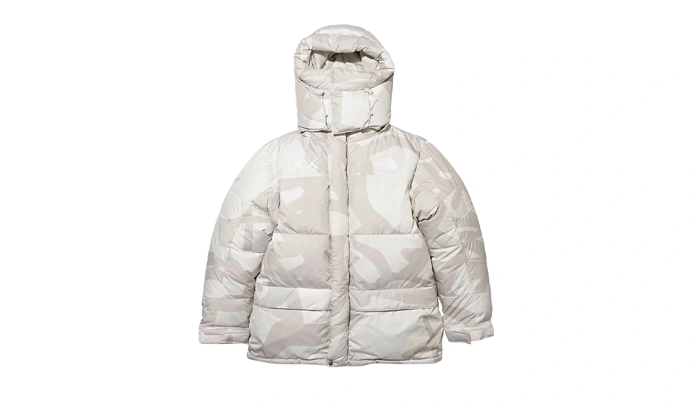 KAWS x The North Face Retro 1994 Himalayan Parka Moonlight Ivory | OVERCEZ