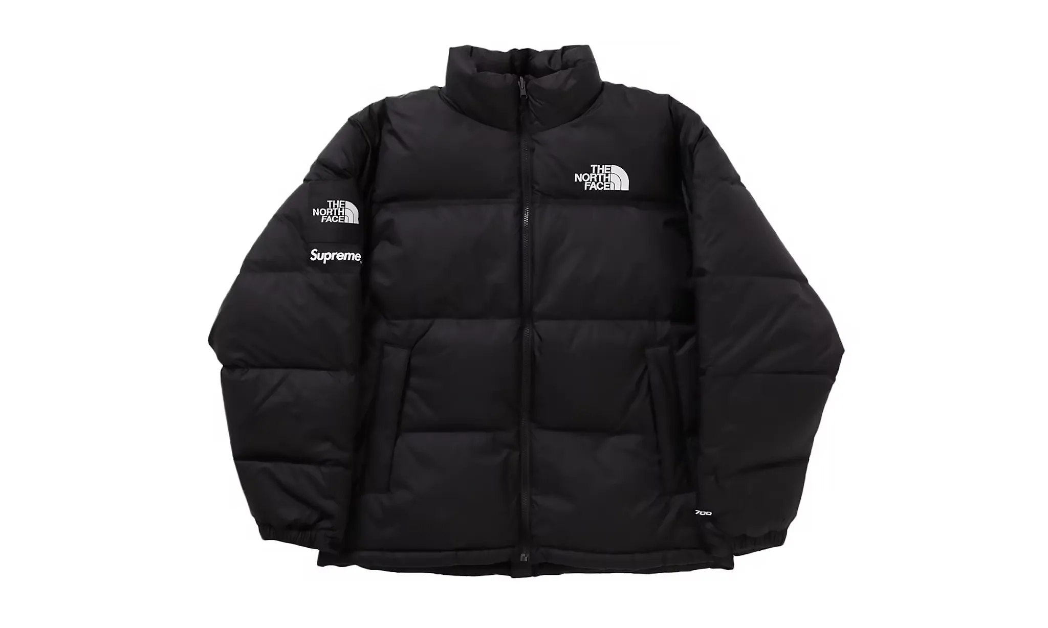 The North Face x Supreme Split Nuptse Jacket Black | Limitowane