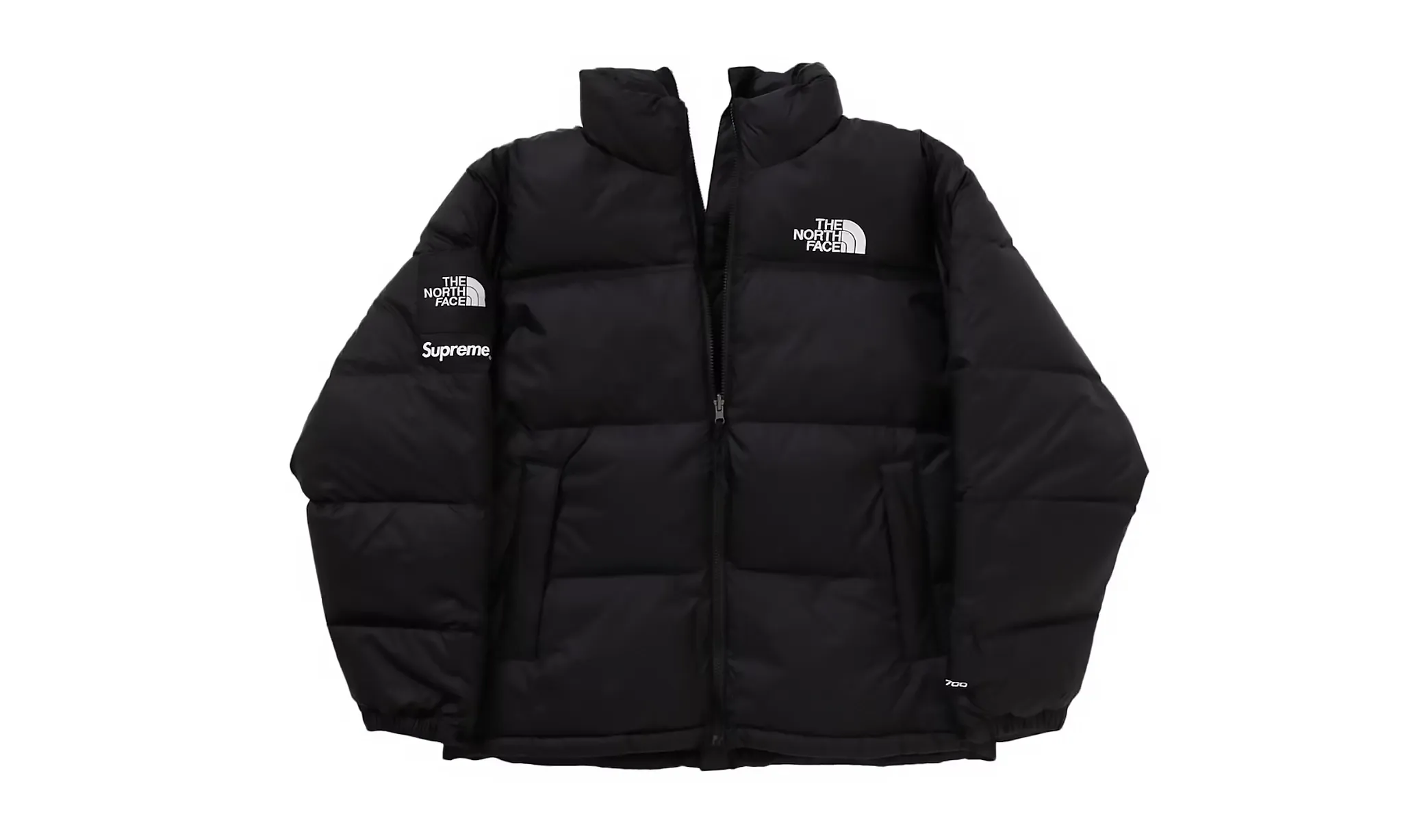 The North Face x Supreme Split Nuptse Jacket Black | OVERCEZ