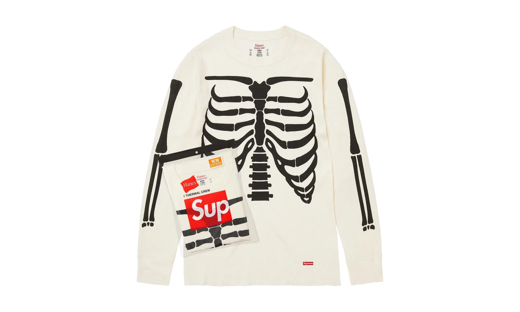 【新品】Supreme Hanes Bones Thermal Crew Supreme Hanes Bones Thermal Crew White | Limitowane Sneakersy i