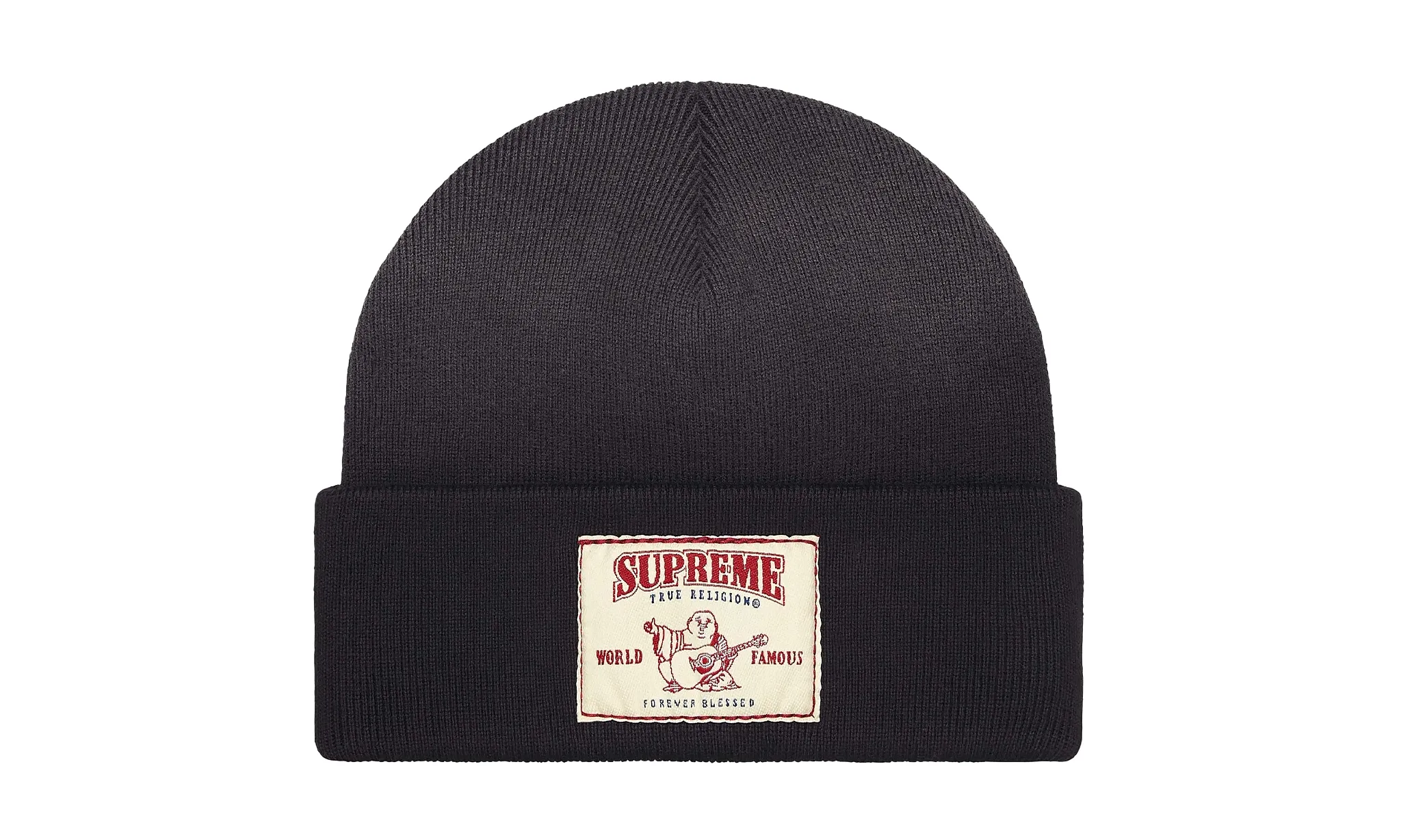 Supreme True Religion Beanie Black | Limitowane Sneakersy i Odzież