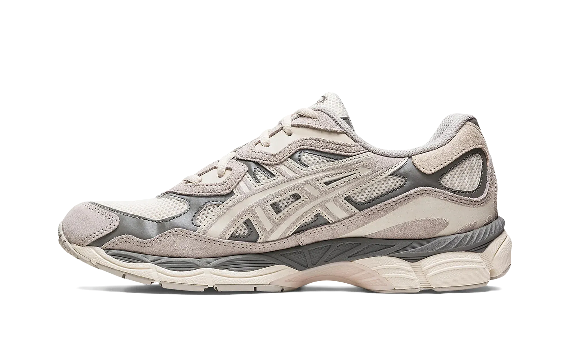 靴 Gel-NYC CREAM / OYSTER GREY asics GEL-NYC CREAM/OYSTER GREY（アシックス ゲル エヌワイシー-オフ