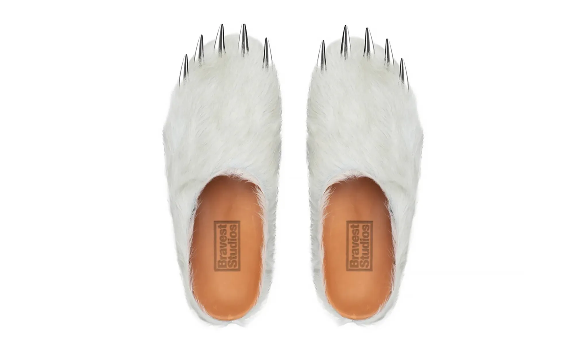 Bravest Studios Bear Claw Mule White | OVERCEZ