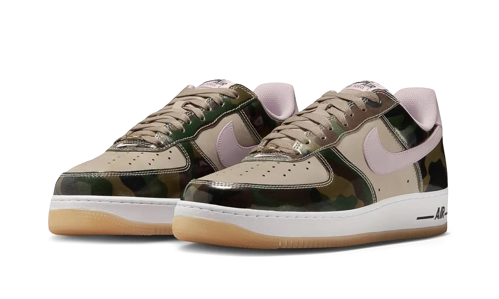 Nike Air Force 1 Low '07 LV8 Patent Camo Pink | OVERCEZ