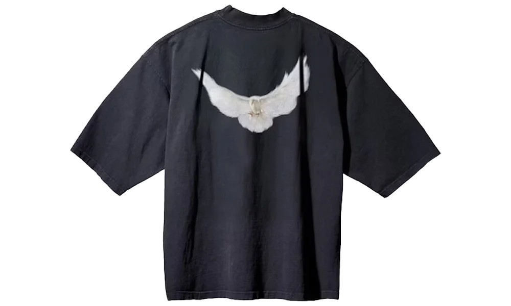 Yeezy Gap Balenciaga Dove 3/4 Sleeve Tee | OVERCEZ